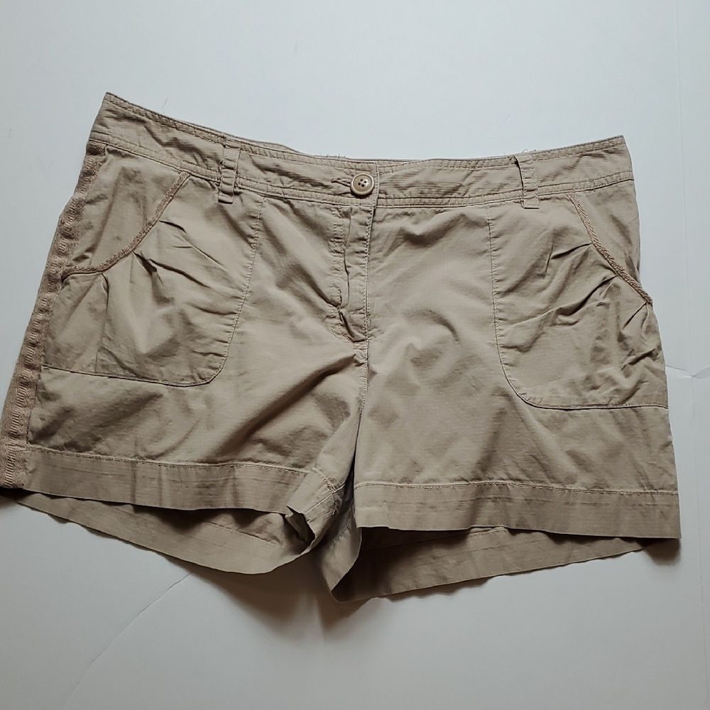 Cato Women's Cargo Shorts in Tan